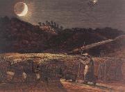 Samuel Palmer Cornfield by Moonlight oil painting picture wholesale